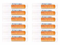 FixMySkin 1% Hydrocortisone Healing Lip Balm – Vanilla – Pack Of 12