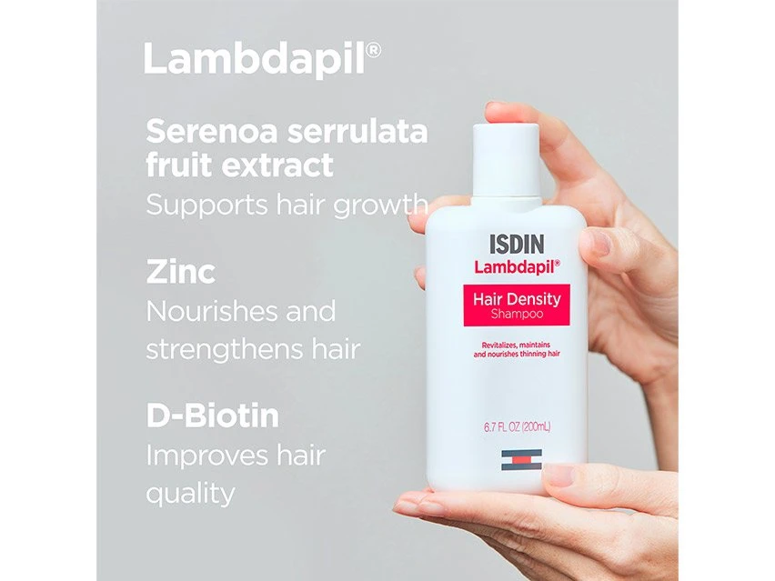 ISDIN Lambdapil Revitalizing & Nourishing Thinning Hair Density Shampoo 5 ISDIN Lambdapil Revitalizing & Nourishing Thinning Hair Density Shampoo - Image 5