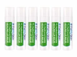 FixMySkin 1% Hydrocortisone Healing Lip Balm – Unflavored – Pack Of 6